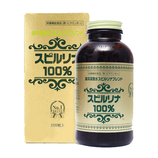 Tảo Biển Spirulina 100% hộp 2200 viên