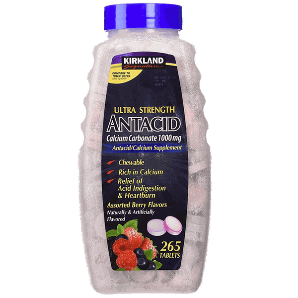 Thuốc trị đau bao tử Kirkland Antacid 265 viên