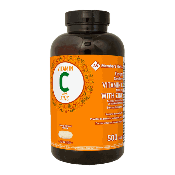 Viên uống bổ sung Vitamin C Member Mark 500 viên