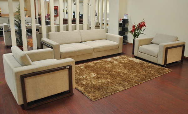 Mẫu sofa nỉ cao cấp phù hợp với kiểu thiết kế sang trọng