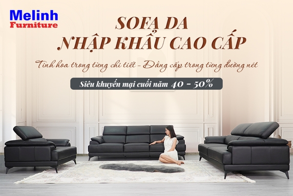 SOFA DA NHẬP KHẨU CAO CẤP