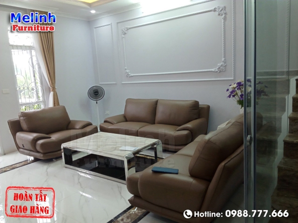 SOFA “PELLITALIA” KẾT HỢP BÀN TRÀ MẶT ĐÁ 👉 COMBO NỘI THẤT ĐẲNG CẤP