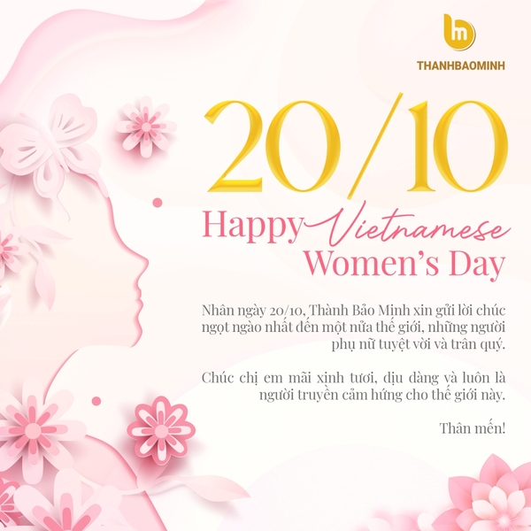 Chúc mừng ngày Phụ Nữ Việt Nam 20/10
