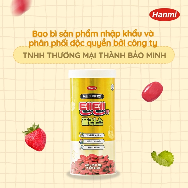 Cách nhận biết kẹo Vitamin Canxi TenTen Plus nhập khẩu chính hãng tại Việt Nam