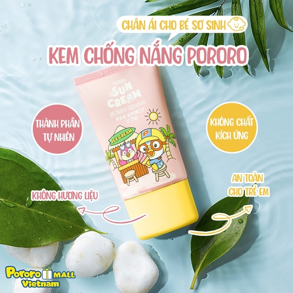 Ra mắt sản phẩm kem chống nắng Pororo