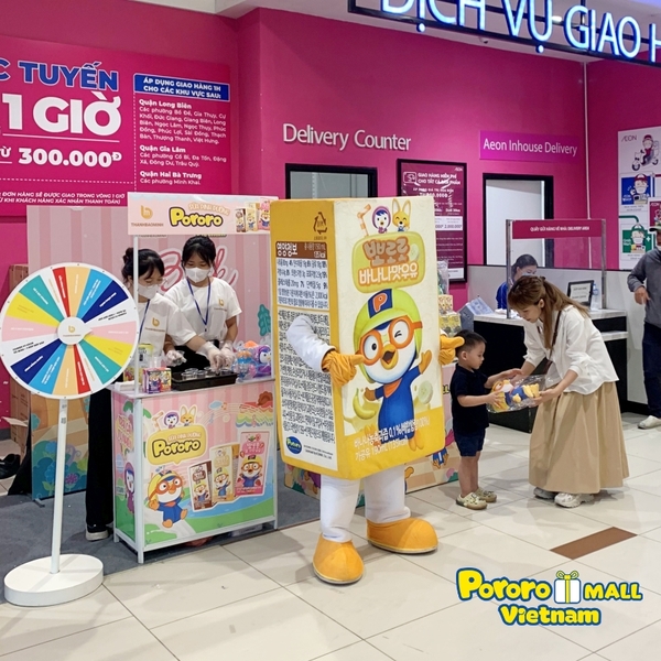 Bùng nổ sự kiện của Pororo tại hệ thống đại siêu thị AEON toàn quốc