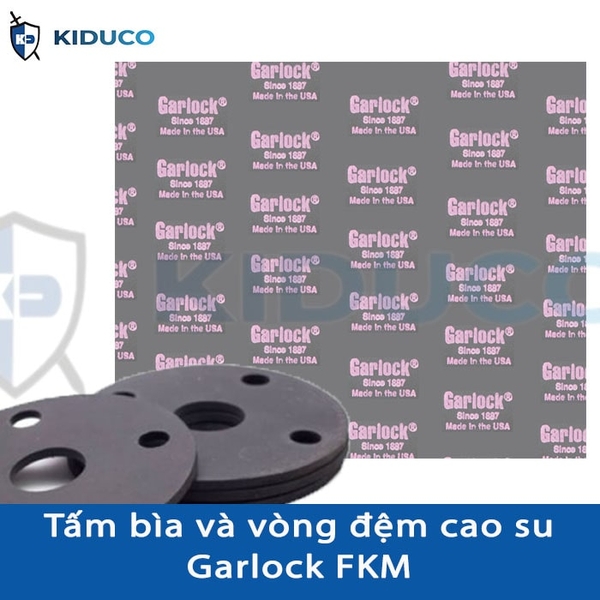 Gioăng đệm cao su Garlock chất liệu Fluoroelastomer (FKM)