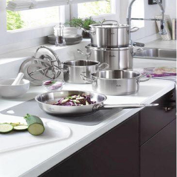 BỘ NỒI FISSLER ORIGINAL PROFI 5 - 4 nồi 1 chảo thép