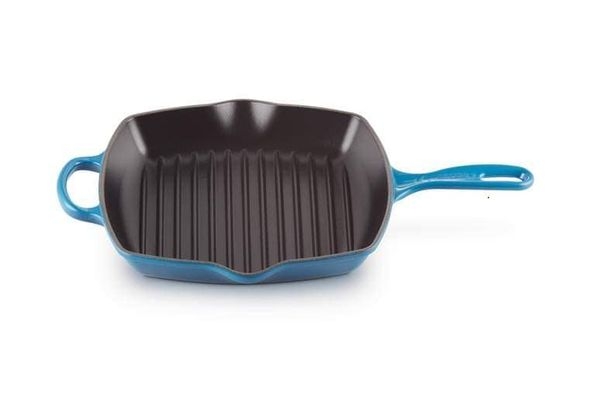 Chảo Nướng Vuông LeCreuset Grillpfanne Quadratisch Blue Marseille