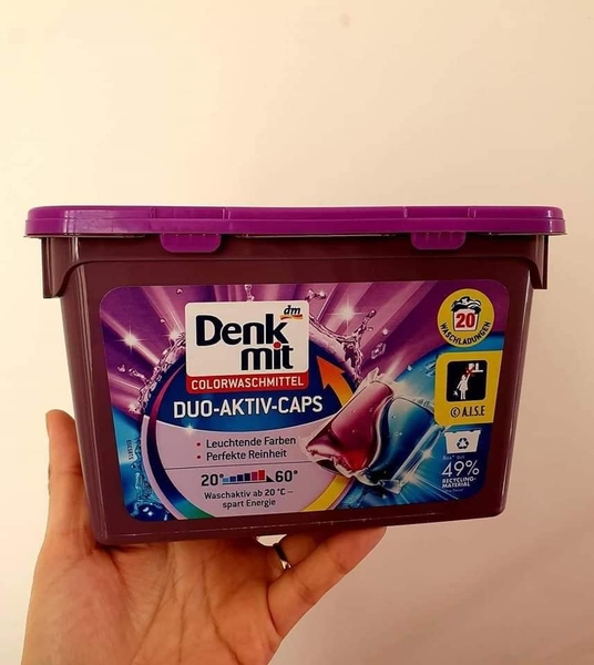 Viên giặt quần áo Colorwaschmittel Denkmit