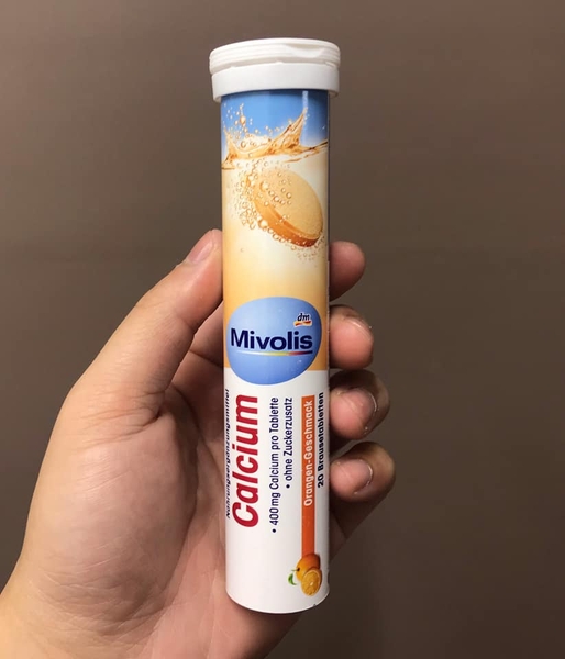 Viên sủi Mivolis Calcium - 20 viên