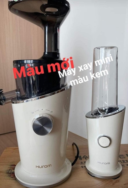 MÁY XAY SINH TỐ HUROM MINI màu kem