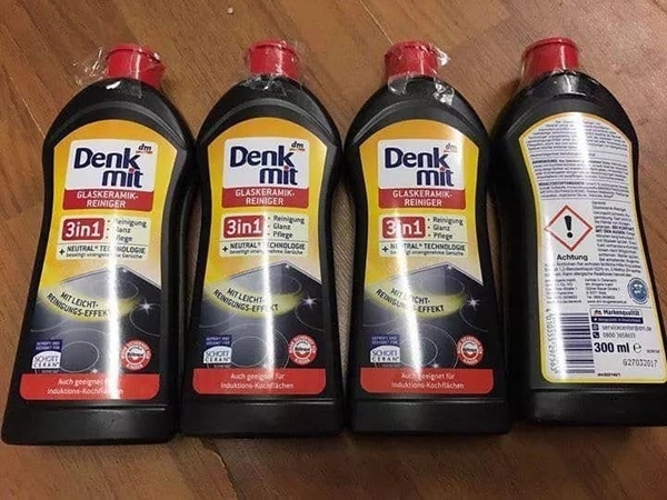 Dung dịch vệ sinh mặt kính bếp từ Denkmit