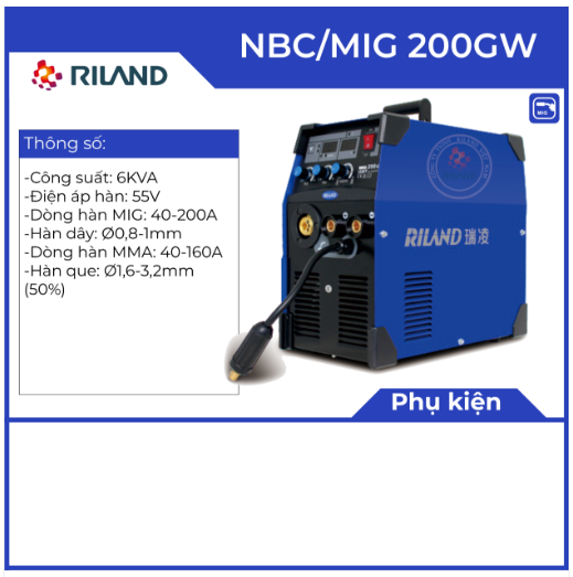 MÁY HÀN RILAND NBC 200GW