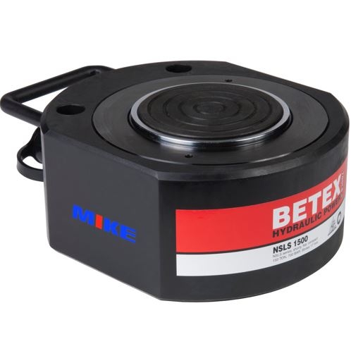 Kích thủy lực 150 tấn BETEX NSLS1500, kích lùn pan cake, hành trình 17mm.