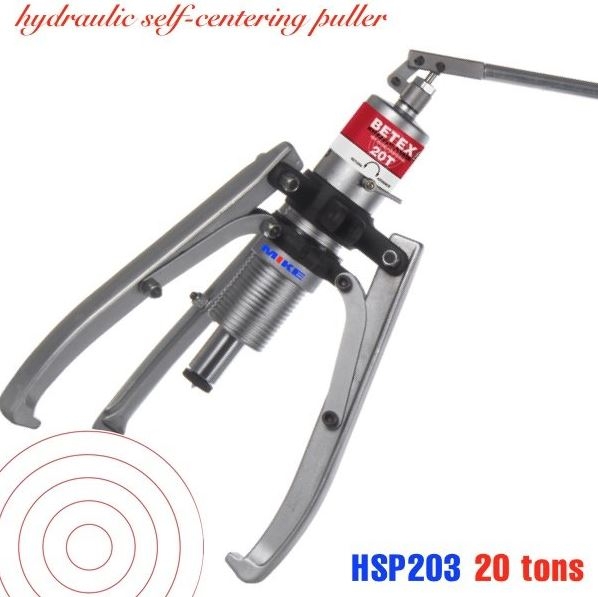 Cảo thủy lực 20 tấn BETEX HSP203, tự định tâm, 2/3 chấu. Đường kính max 570mm.