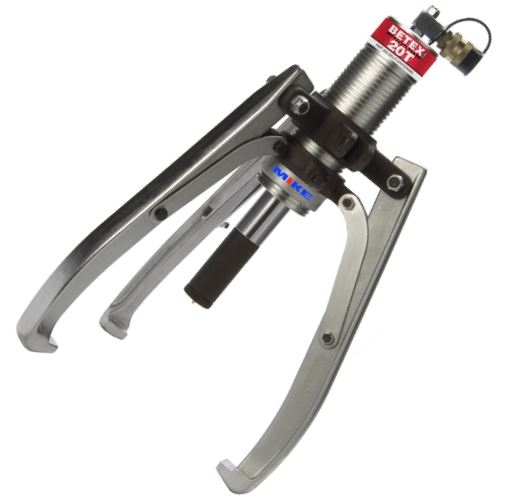 Cảo thủy lực 20 tấn BETEX HXP203, 2/3 chấu, tự định tâm, độ mở max 520mm, bơm rời.