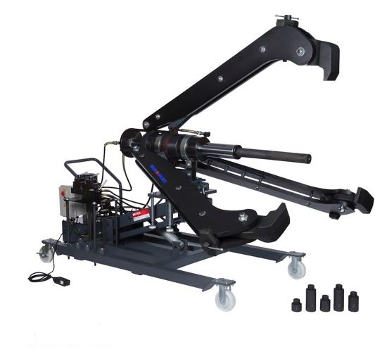 Cảo thủy lực di động 150 tấn HXPM-150, độ mở 1,6mm, tầm với 1150mm.