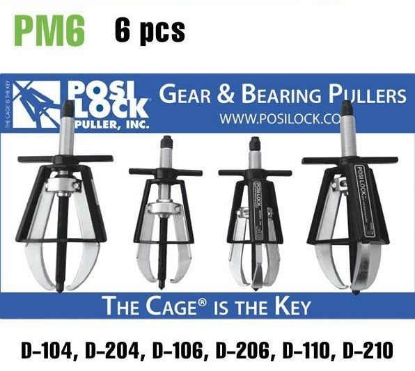 Bộ cảo vòng bi Posilock PM6, 2 chấu, 3 chấu, 2-20 tấn