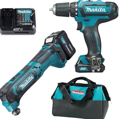 Combo máy khoan cắt dùng pin Makita CLX206SX1 (12V)