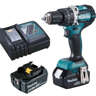 Máy khoan vặn vít dùng pin Makita 18V DDF483RTE