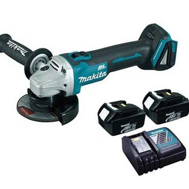 Máy mài góc dùng pin 18V Makita DGA408RTJ1 (18V:5Ah)