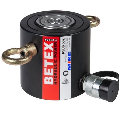 Kích thủy lực 50 tấn BETEX NSCS502, 1 chiều, hồi bằng lò xo, hành trình 60.5mm.