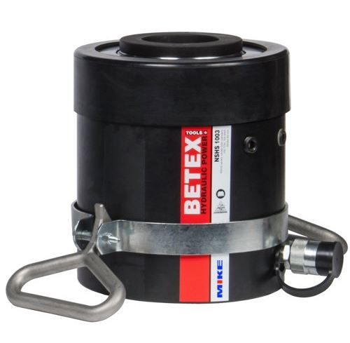 Kích thủy lực 100 tấn BETEX NSHS1003, có lỗ thông tâm, hành trình 76 mm