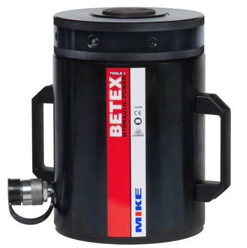 Kích thủy lực 100 tấn BETEX ALNC1002, 1 chiều, vỏ nhôm, hồi về bằng tải, hành trình 50mm.