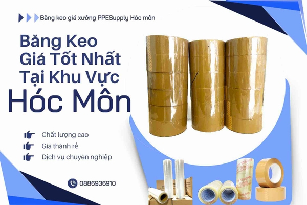 Băng keo opp dán thùng Hóc Môn