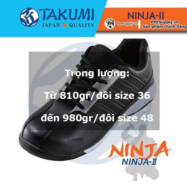 Giày bảo hộ siêu nhẹ Takumi Ninja II