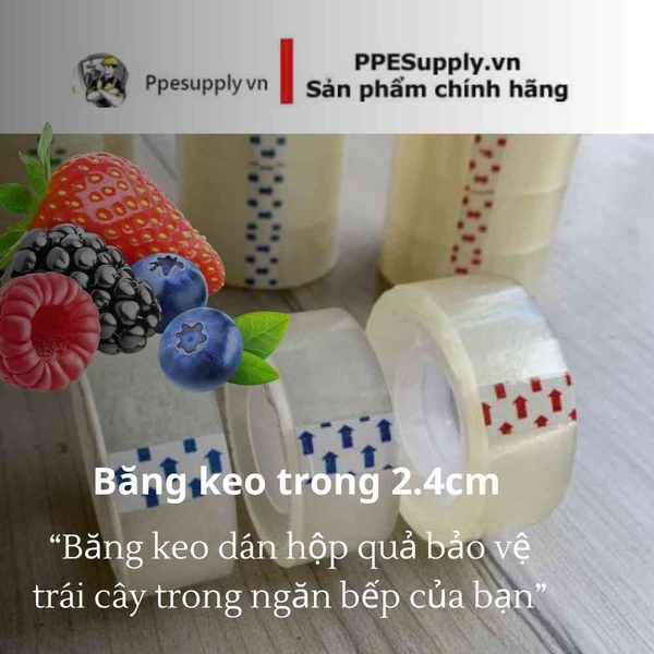 Băng Keo Trong 2.4cm