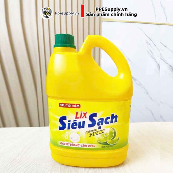 Nước rửa chén Lix 3 6kg