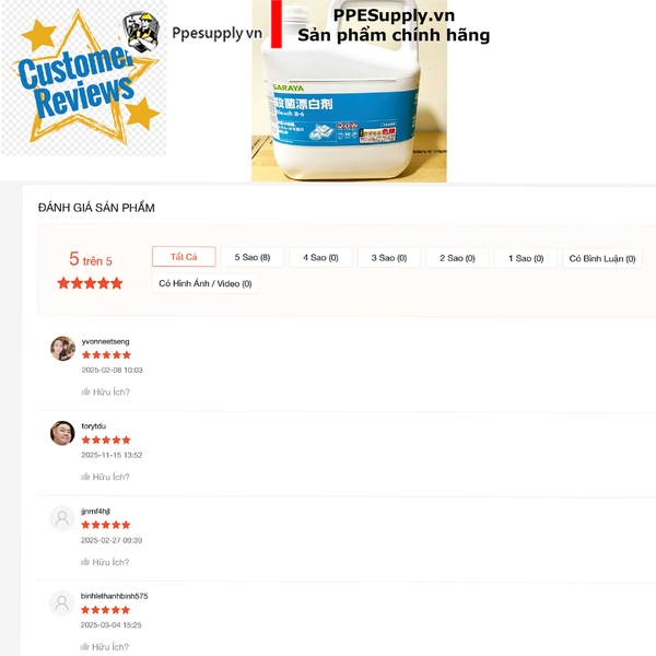 Dung dịch Saraya Bleach Tẩy Trắng B6