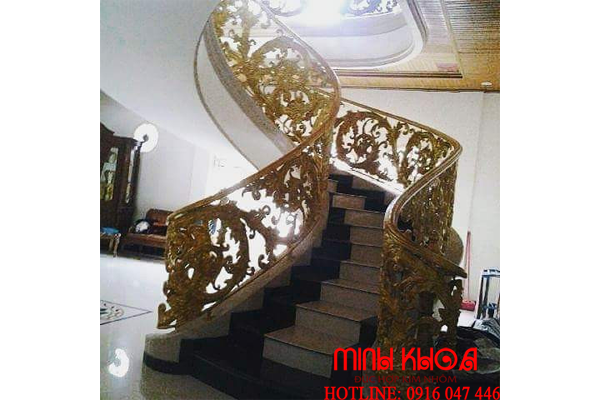 Cầu thang nhôm đúc MK016