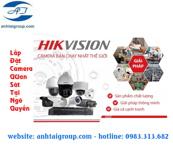 Lắp đặt camera quan sát tại Ngô Quyền