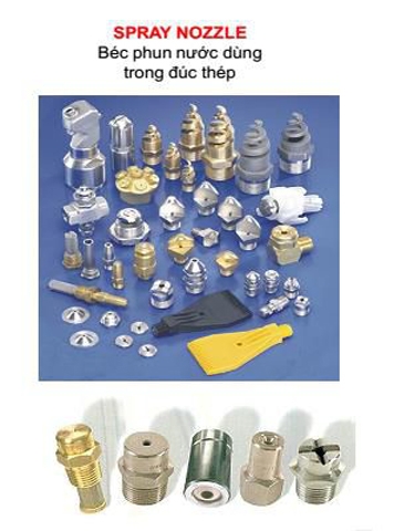 BÉC PHUN NƯỚC LÀM NGUỘI TRONG ĐÚC THÉP LIÊN TỤC