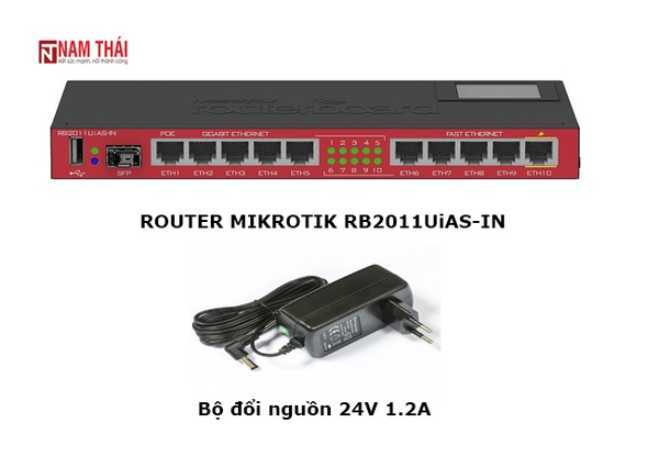 Thiết bị cân bằng tải ROUTER MIKROTIK RB2011UiAS-IN - nam thái