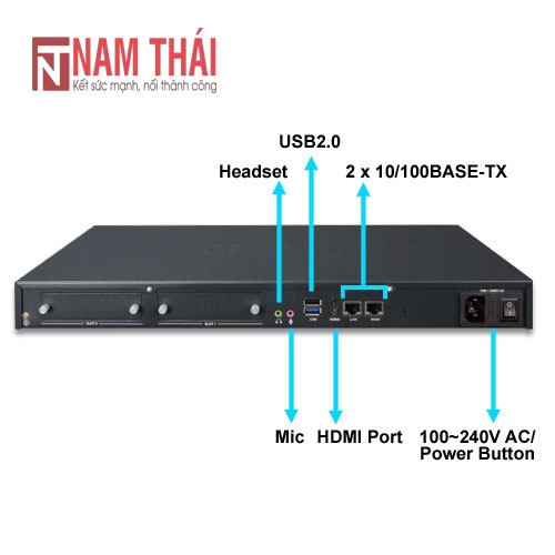 Tổng đài IP Planet IPX-2200 - nam thái