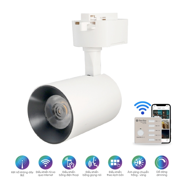 Đèn LED Tracklight đổi màu TRL04.BLE 25W