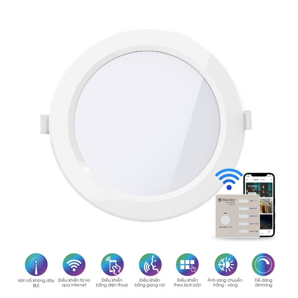 Đèn LED Panel đổi màu PT04.BLE 110/9W