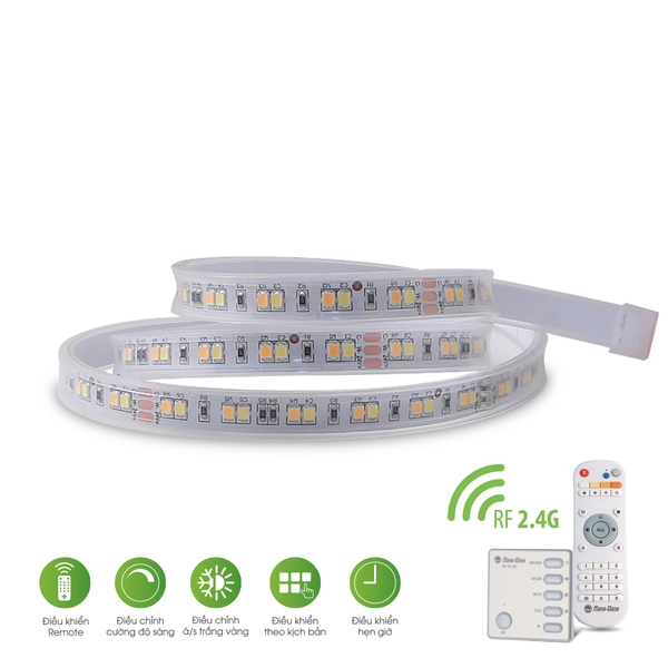 Đèn LED dây đổi màu LD01.RF 1000/7W