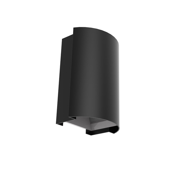 Đèn LED ốp tường đổi màu LN18.V2 110x75/6W (đen) SS