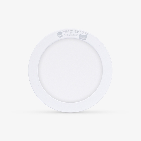 Đèn LED ốp trần dự phòng LN09.DP 172/12W 6500K SS