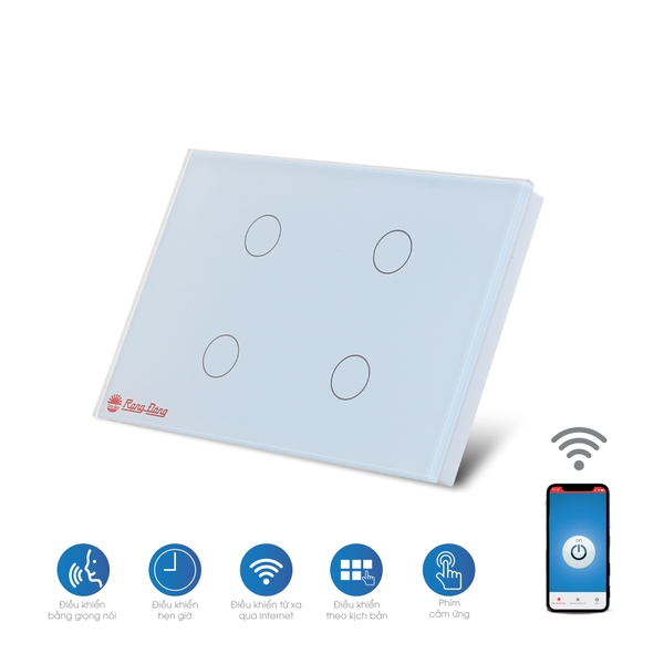 Công tắc cảm ứng bốn RD SW.04.WF