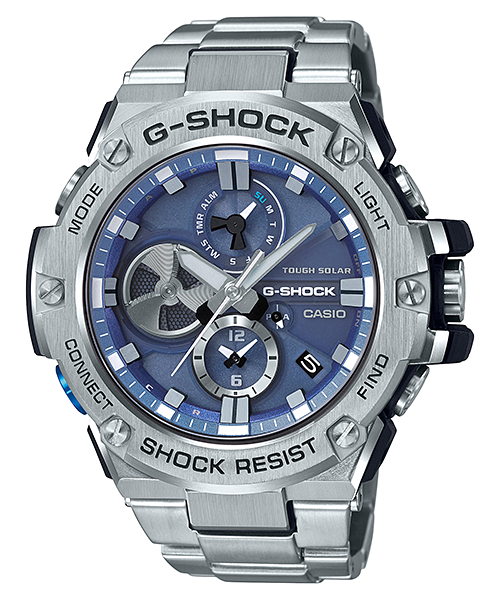 G-SHOCK G-STEEL GST-B100D-2A BLUETOOTH NĂNG LƯỢNG MẶT TRỜI