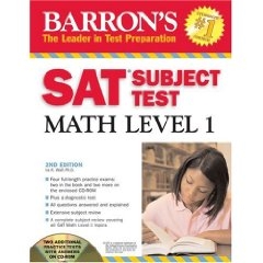 Barron's SAT Subject Test Math Level 1