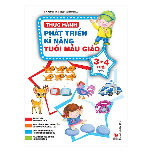 Thực Hành Phát Triển Kĩ Năng Tuổi Mẫu Giáo 3-4 Tuổi (Quyển 2)