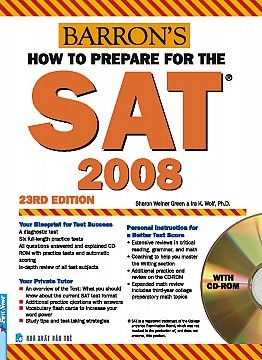 How to Prepare for the SAT 2008, with CD-Rom, 23rd Edition