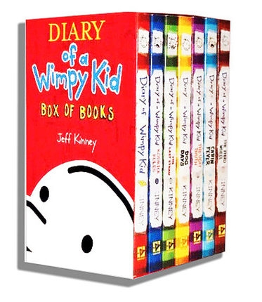 Diary of a Wimpy Kid Box of Books (1-7)